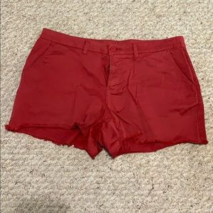 New red  Time and  tru shorts  size 18